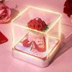 Paper Sculpture Calendar Rose 3D Sticky Notes Desktop Ornament